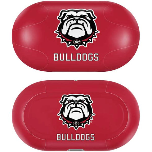University of Georgia Bulldogs Logo Galaxy Buds Plus Skin
